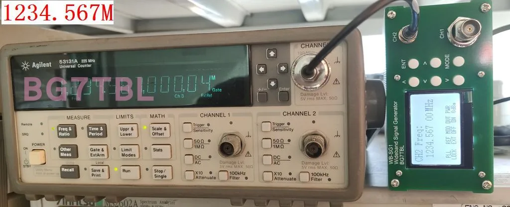 Fuente de se&ntilde;al WB-SG1,1Hz-8GHz, generador de se&ntilde;al, Modulaci&oacute;n de encendido-apagado, alta frecuencia HF, RF 8G-3