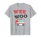 Wee Woo скорая помощь AMR, забавная EMS футболка фельдшера EMT, подарки, футболка