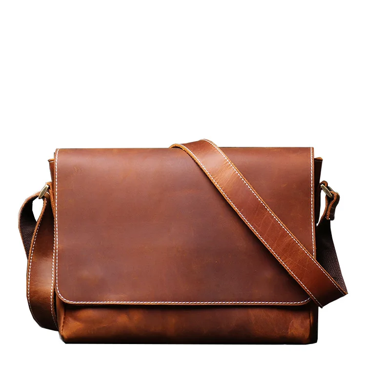 

Портфель мужской из натуральной кожи, сумка для работы и работы, вместительный саквояж на плечо для ноутбука, мессенджер для путешествий