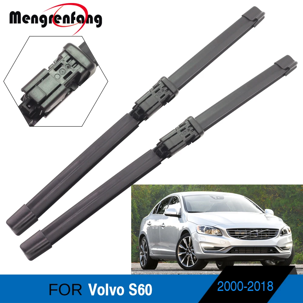 Для Volvo S60 автомобильные мягкие резиновые щетки стеклоочистителя лобовое стекло J