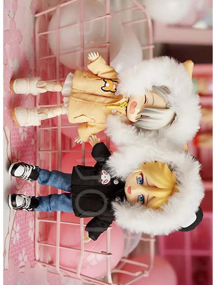 1/12 хлопковое пальто для куклы OB11 с капюшоном Obitsu11 одежда (подходит BJD12 Cu-поче P9