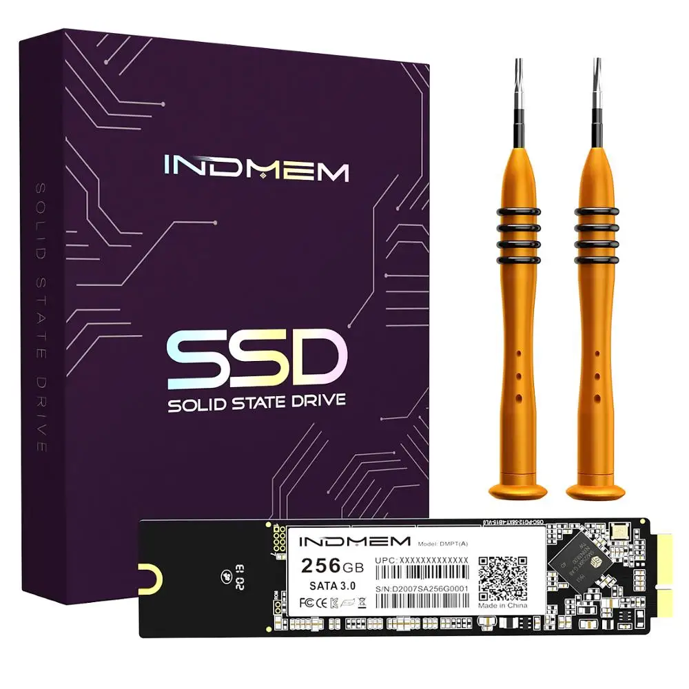 INDMEM SATA3 256G 512G 1T SSD для MacBook Air 11 &quotA1370 13&quot A1369 2010 2011 Apple MC503 MC504 MC505 MC 506 MC965 MC966