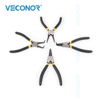 7 inch circlip pliers internal external curved straight tip circlip plier snap ring plier hand tools