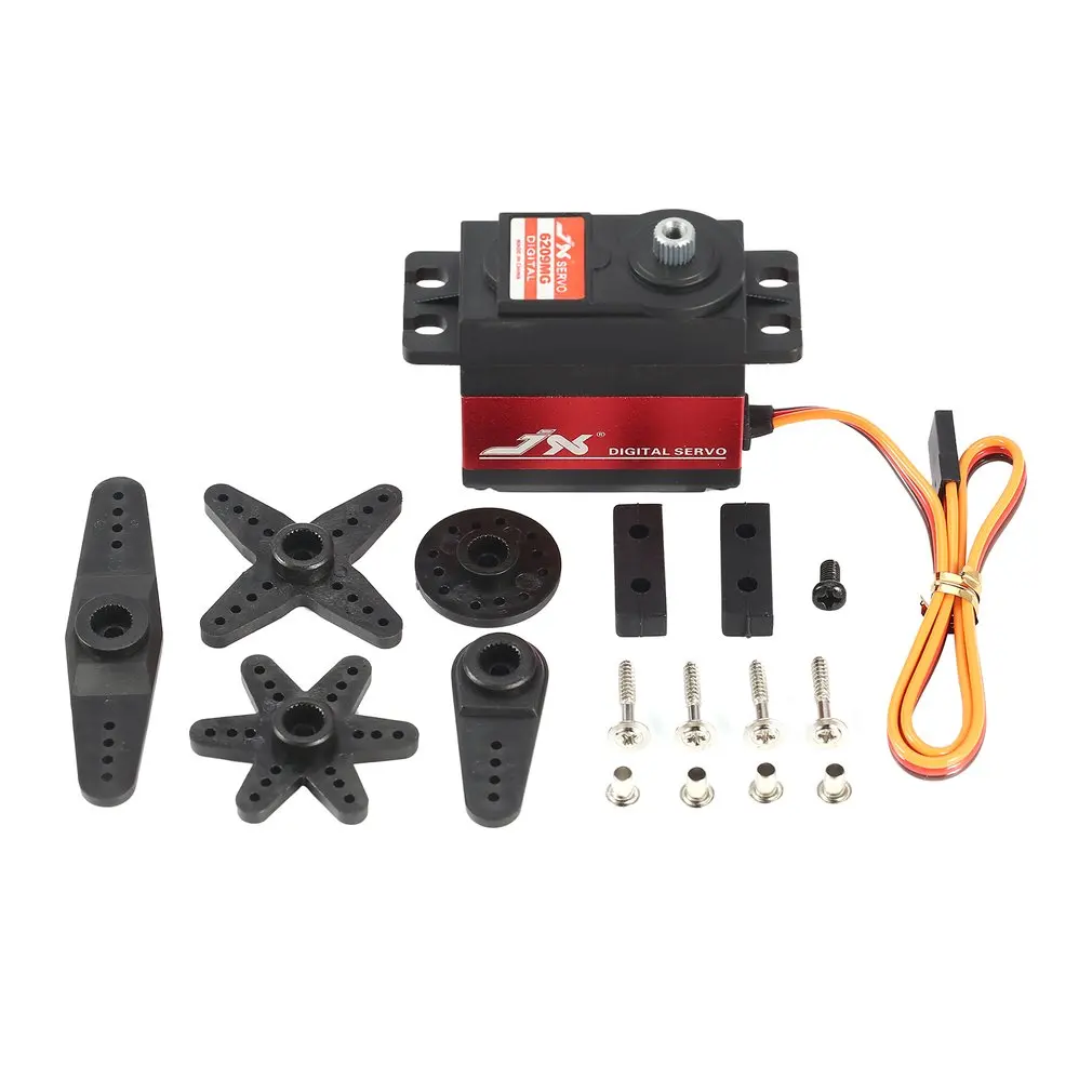 

JX PDI-6209MG 4,8 V-6V 0.13sec/60 9,35 kg Цифровой Металлический сервоалюминиевый чехол для 1/10 RC car Kst сервопривод Запчасти для автомобиля запчасти для двигат...