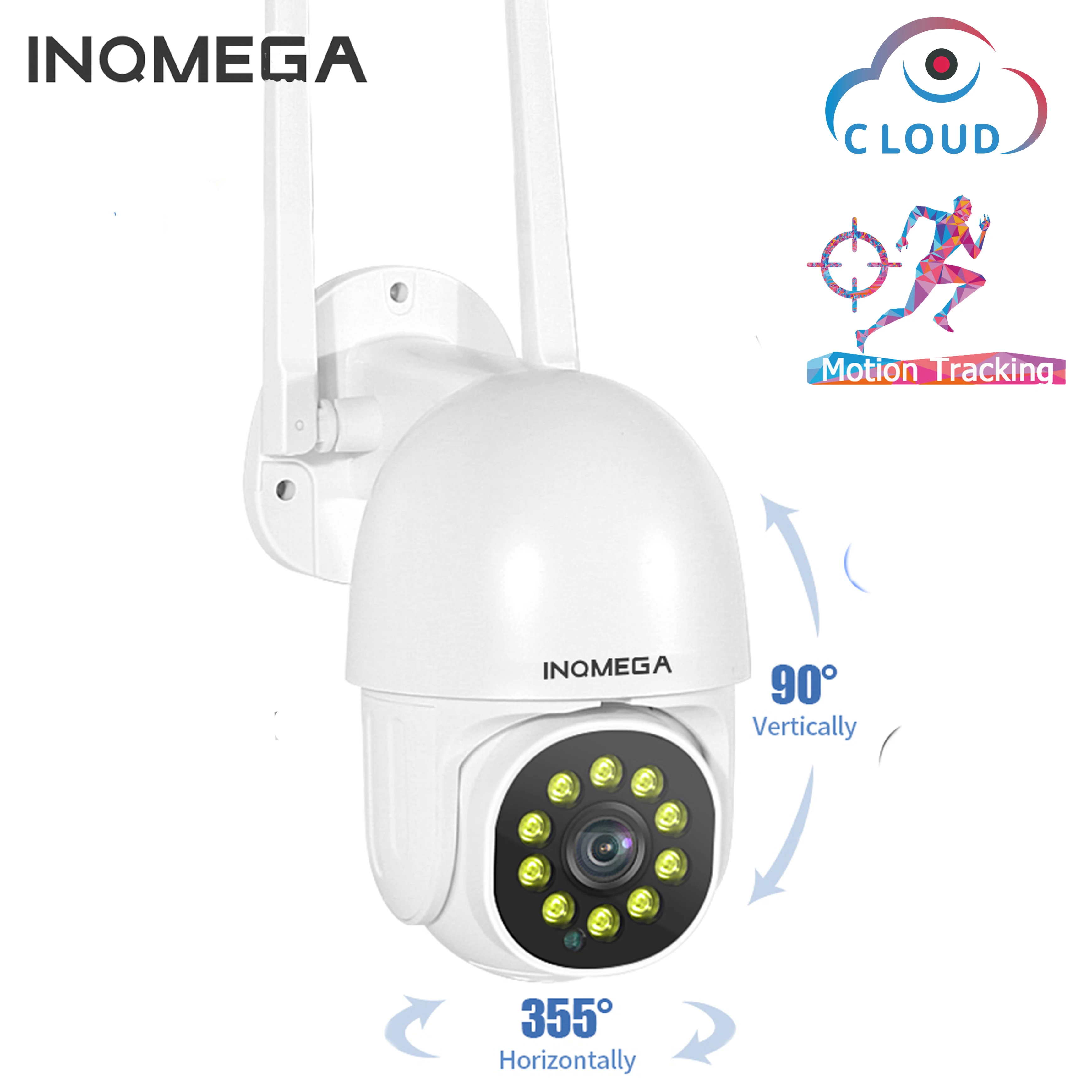 IP камера INQMEGA 1080P PTZ 1 дюйм 2 МП с функцией автослежения|Камеры видеонаблюдения| |