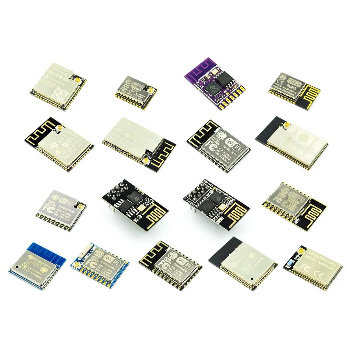 ESP8266 серийная WIFI модель Φ 12E 12F 12S 07 07S 01 01S M1 M2 фотосессия 02 A1S ESP12 | Электронные