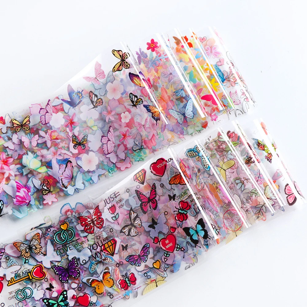 10 шт. переводная Фольга для ногтей | Красота и здоровье