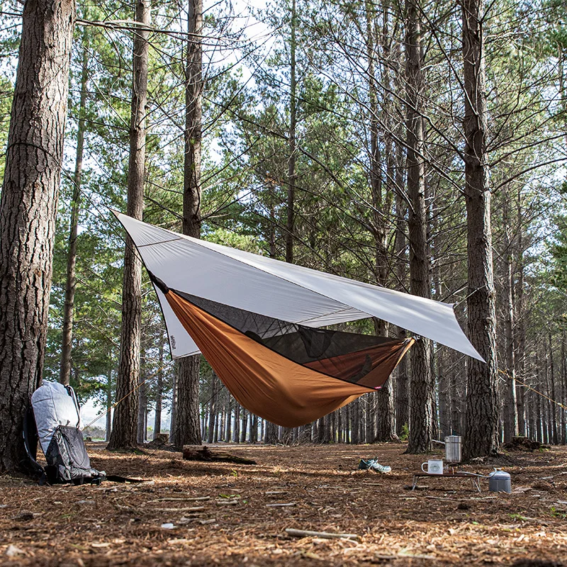 Водонепроницаемый Гамак Naturehike походный гамак с навесом брезентовым для сада