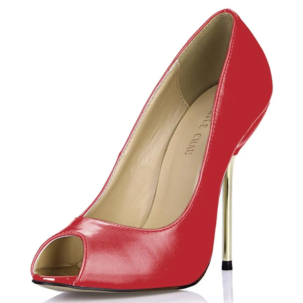 Пикантные вечерние открытый носок на каблуке шпильке На железной Для женщин