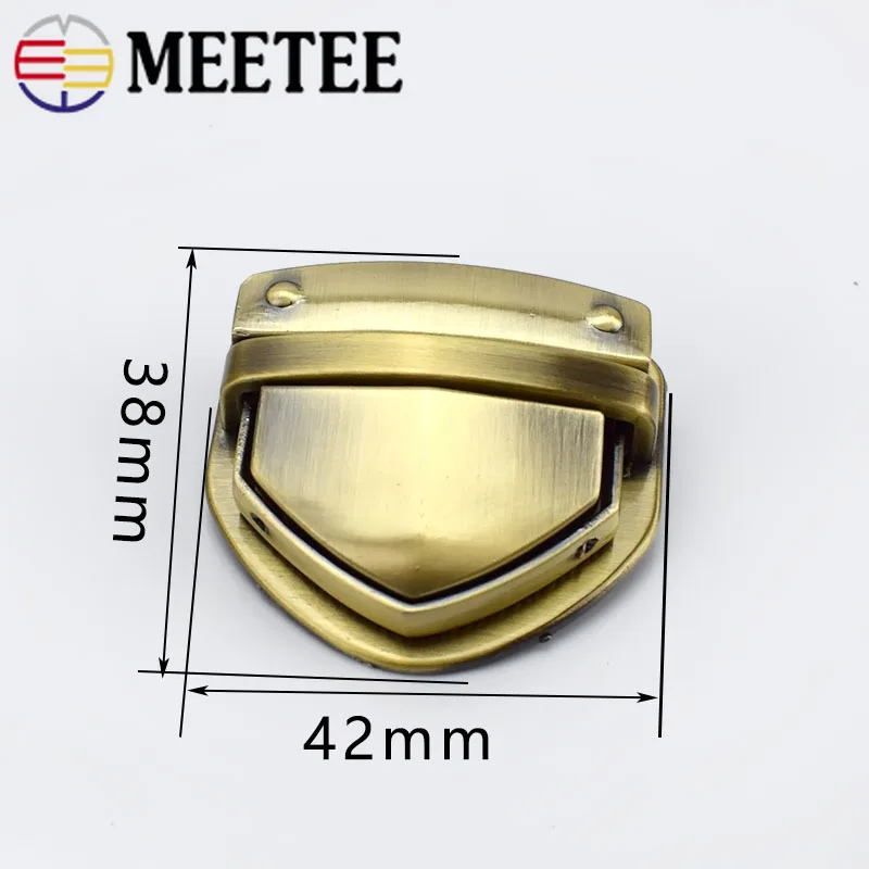 2/4 шт Meetee металлическая застежка закручивающийся замок для DIY Ручная работа сумка
