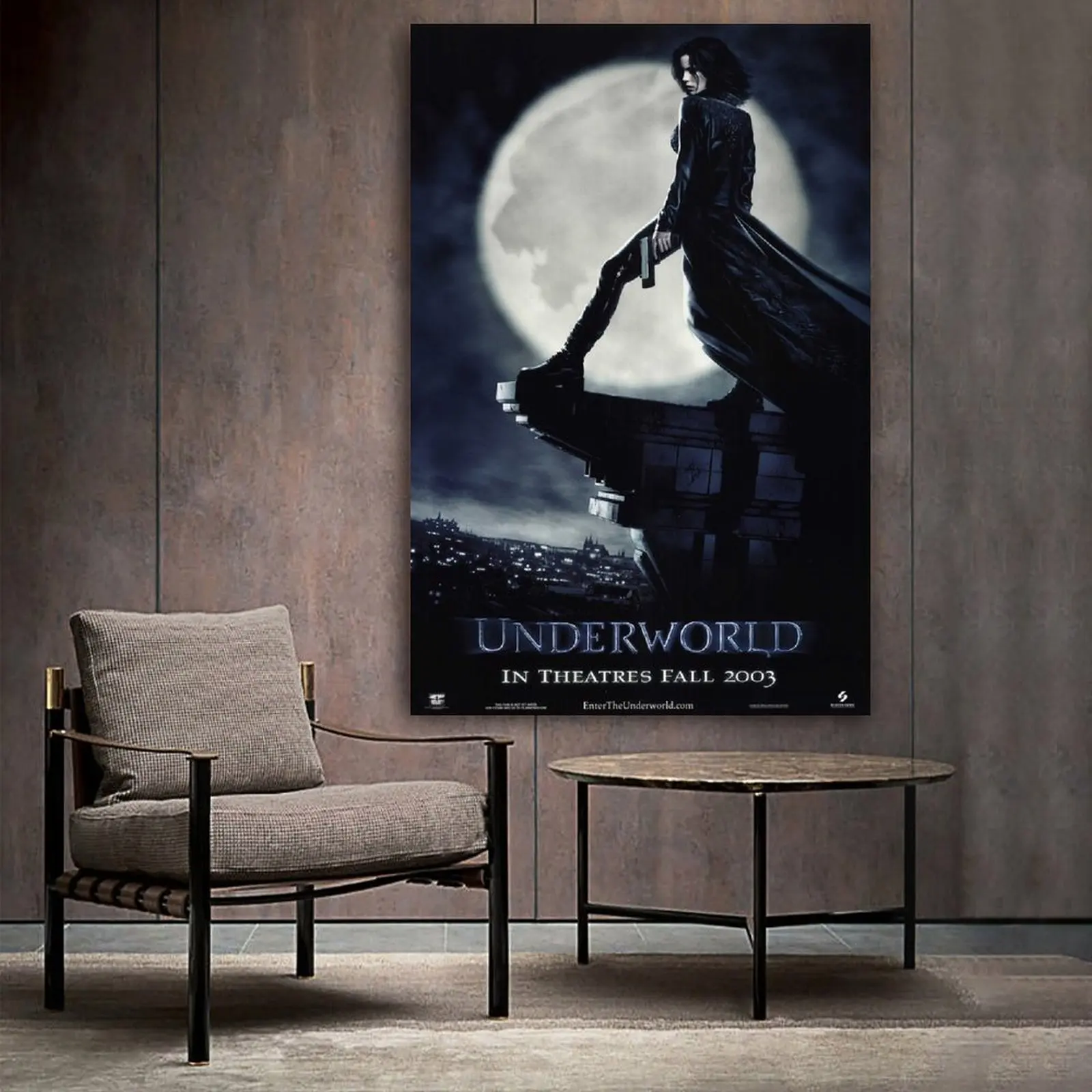 

IN Theatres Fall 2003 Underworld Movie Poster Decorative Painting Canvas Wall Art Living Room Posters Bedroom Painting