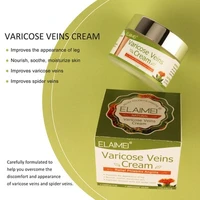 50ml varicose vein cream earthworm leg bruises protrusion relieves pain red blood streak repair vein cream red flower massager