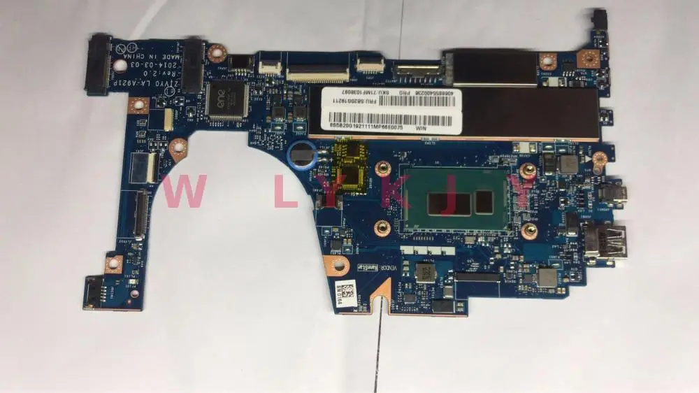 KTUXB Lenovo ZIVY0 LA A921P материнская плата для ноутбука YOGA 2 13 ноутбук процессор i5 4210U 8G RAM