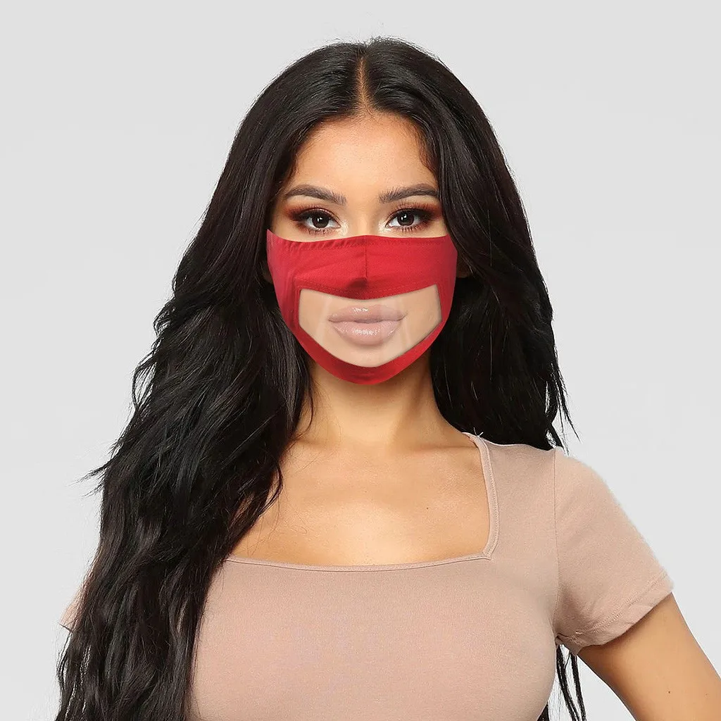 

3pcs Mask With Clear Window Visible Expression For The Deaf And Hard Of Hearing Personal Protective Mascarillas