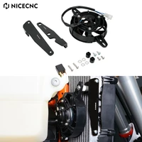 motorcycle electric radiator cooling fan set for gas gas ex ec mc 125 300 exf ecf mcf 250 450 2021 2022 for ktm husqvarna 2t 4t
