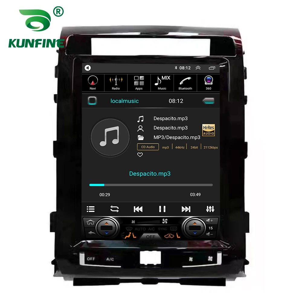Tesla экран Octa Core 4 Гб RAM 64GM ROM Android 10 0 автомобильный DVD GPS плеер Deckless Car Stereo для Toyota Land