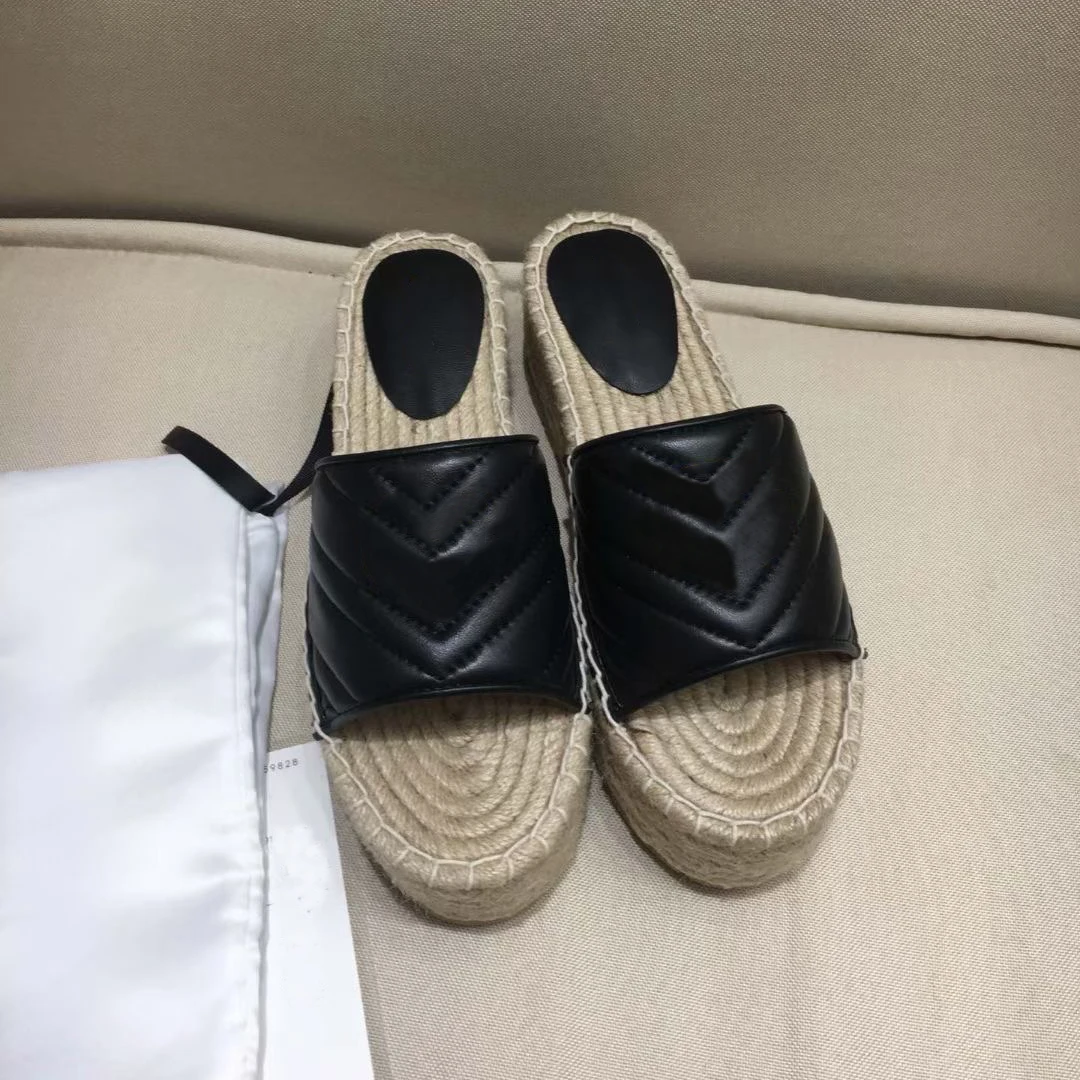 

Ollymurs Summer Slippers Women's Outer Wear Fashion Platform Flats Shoes Sandals Sheepskin Classic Fisherman Shoes Summer