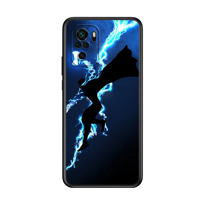 

Marvel Avengers Super Hero Thor For Xiaomi Redmi Note 10S 10 9T 9S 9 8T 8 7S 7 6 5A 5 Pro Max Soft TPU Silicone Black Phone Case
