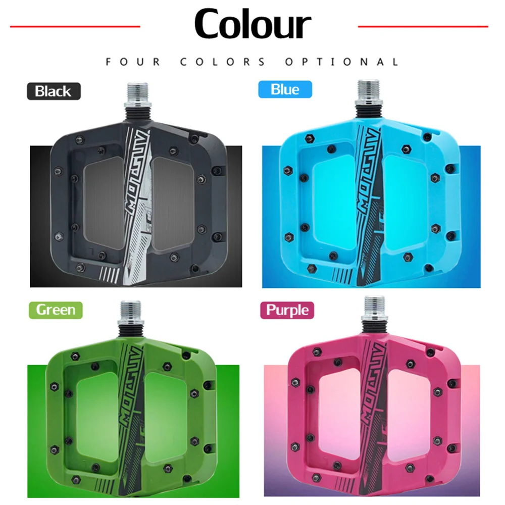 MOTSUV велосипедная педаль из нейлонового волокна Ультралегкая широкая подшипника