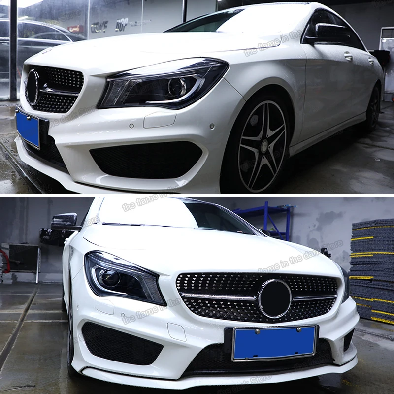 Прозрачная Черная защитная пленка Lsrtw2017 из ТПУ для автомобильных фар Mercedes Benz E C S A