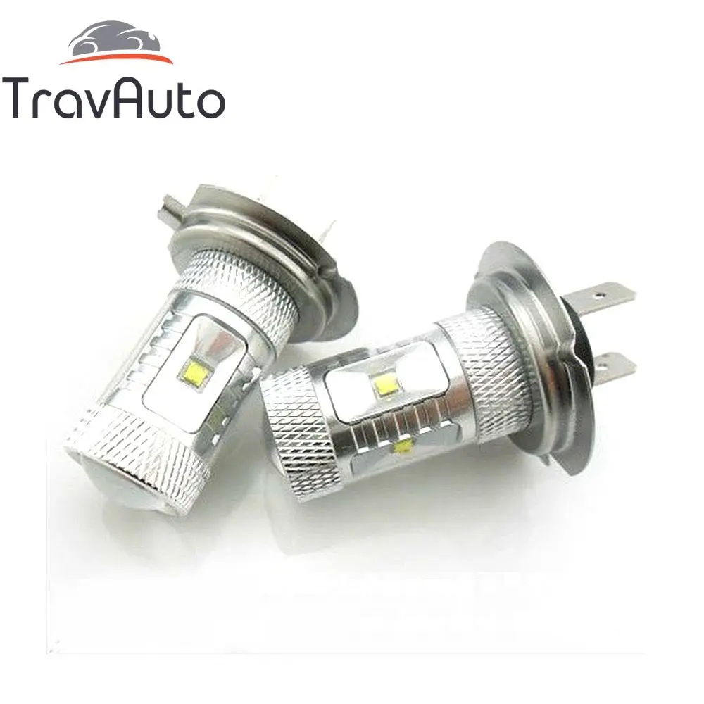 

2 шт., автомобисветодиодный светодиодные лампы 30 Вт 6000K H7 6SMD