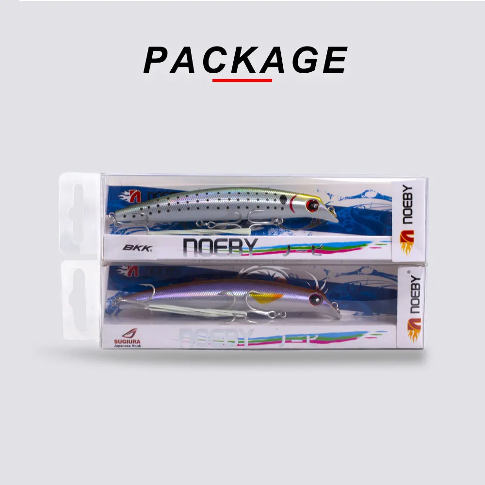 NOEBY встроенный в транспортное средство Fishng приманки 120 мм/16g 150 мм/24g плавающая