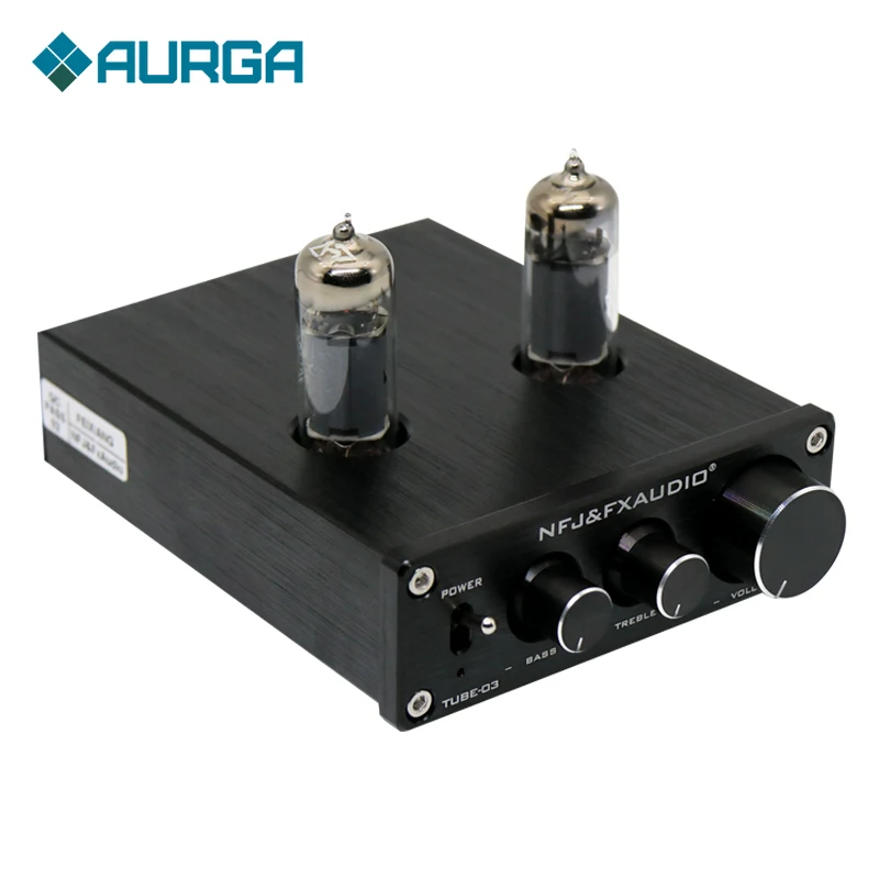FX-Audio TUBE-03 HIFI Treble Bass Buffer Tube Preamplifier Digital Audio Converter Stereo Amplifier& DAC Headphone Amplifier