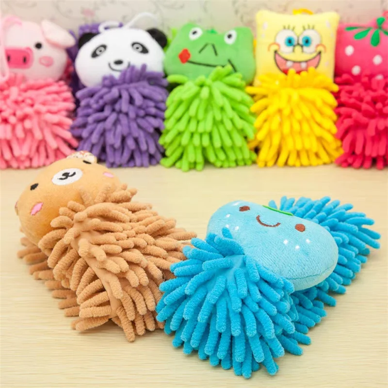 

1/2PCS Kitchen Chenille Hand Face Wipe Towels Hanging Towels Baby Kids Animal Bathroom Washcloths Handkerchief Towels