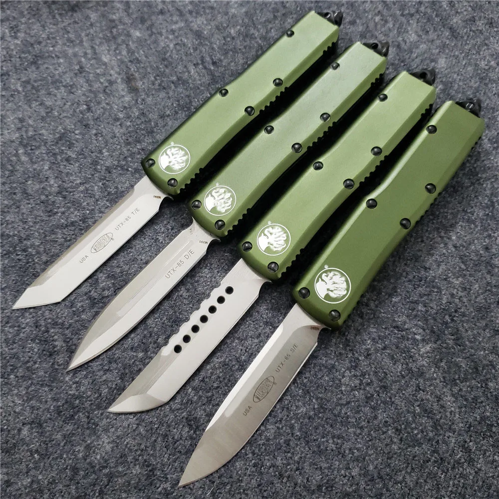 

Lism Store UTX-85 D/E Tactical Pocket Knives D2 Blade Aluminum Handle Outdoor Hunting Camping Survival Mini Knife Utility Tools