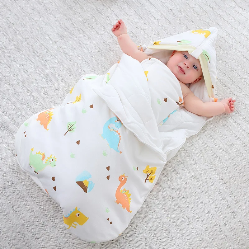 Baby Sleeping Bag Diaper Cocoon For Newborns Blanket Envelope Sleep sacks Cartoon Pattern New Envelopes | Мать и ребенок