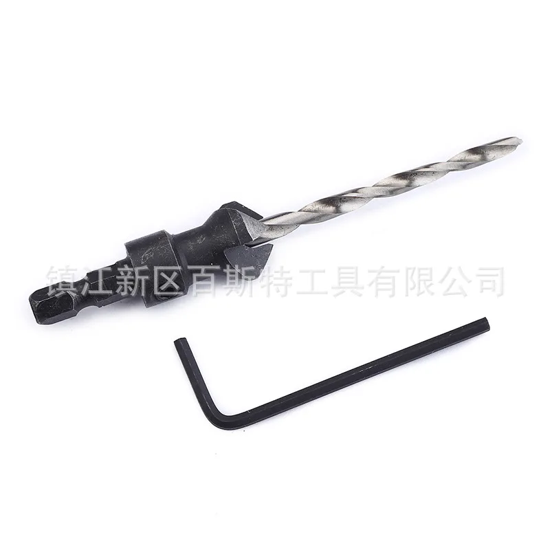 4 шт./компл. сверло из высокоуглеродистой стали с зенкером электрические