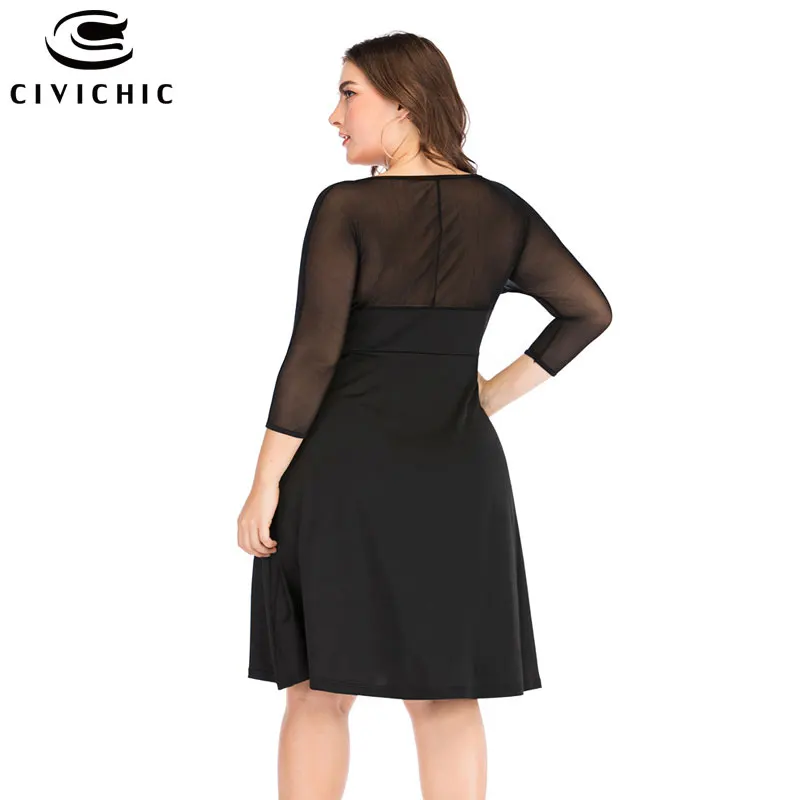 Шикарное женское платье большого размера сексуальное с глубоким v образным