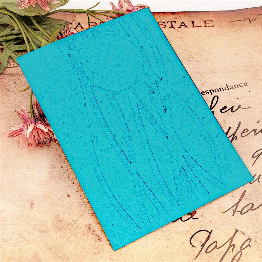 

The moon ribbons paper Embossing folders Plastic Scrapbooking DIY Template Fondant Cake Photo Album Card Making Easter gift