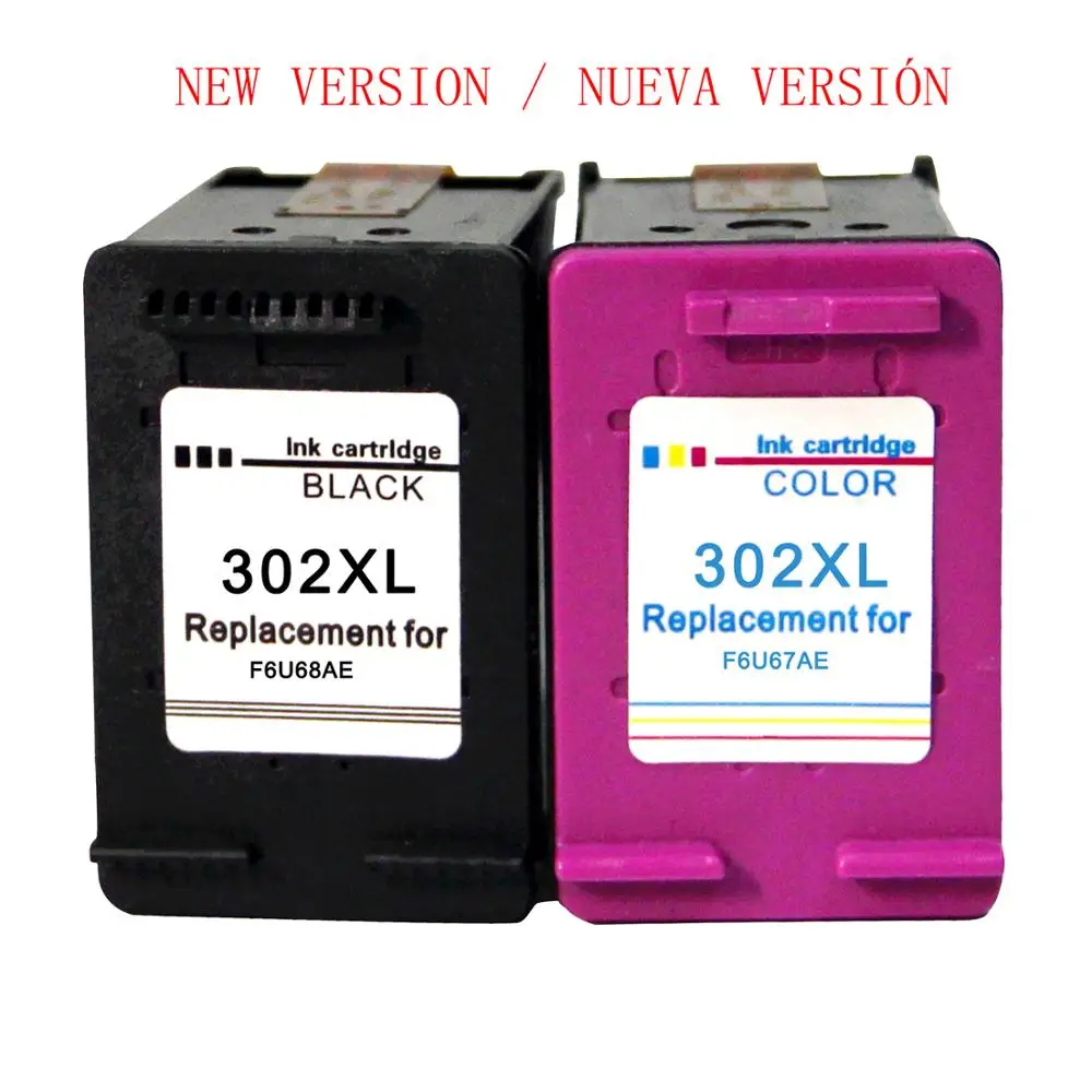 Совместимость с HP 302 XL чернильные картриджи для OfficeJet 3831 3833 DeskJet 1110 2130 3630 3639 3633 3636 Envy