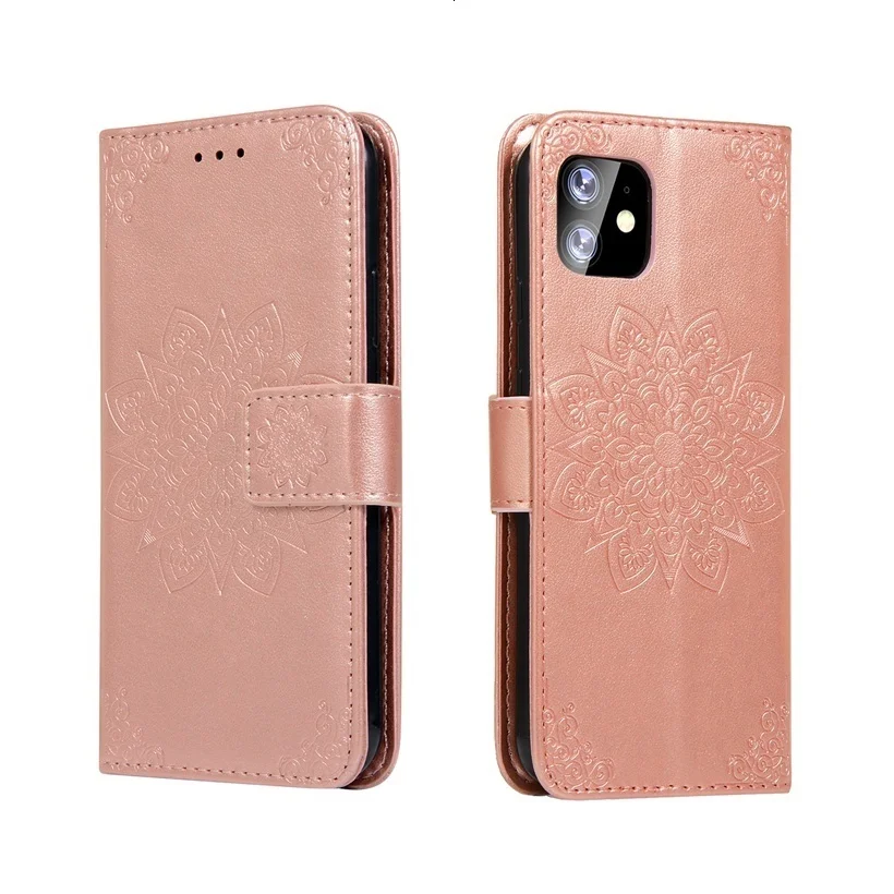 Для iphone 11 Pro Max кожаный флип-чехол с цветочным рисунком для iphone 7, 8 Plus, 6, 6 S, чехол-кошелек для iphone X, XR, XS, чехол s, роскошный чехол-книжка из искусственной кожи