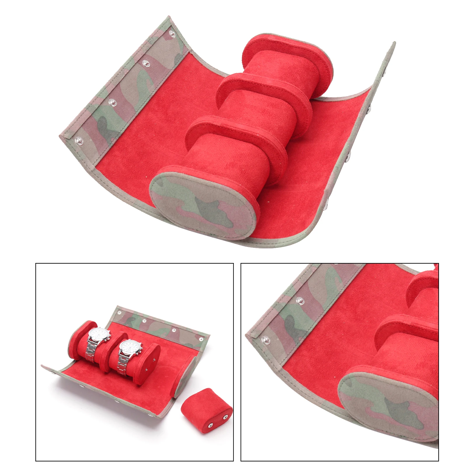 Из искусственной кожи 3 слота Караульная будка ручной работы часы ролл Дорожный