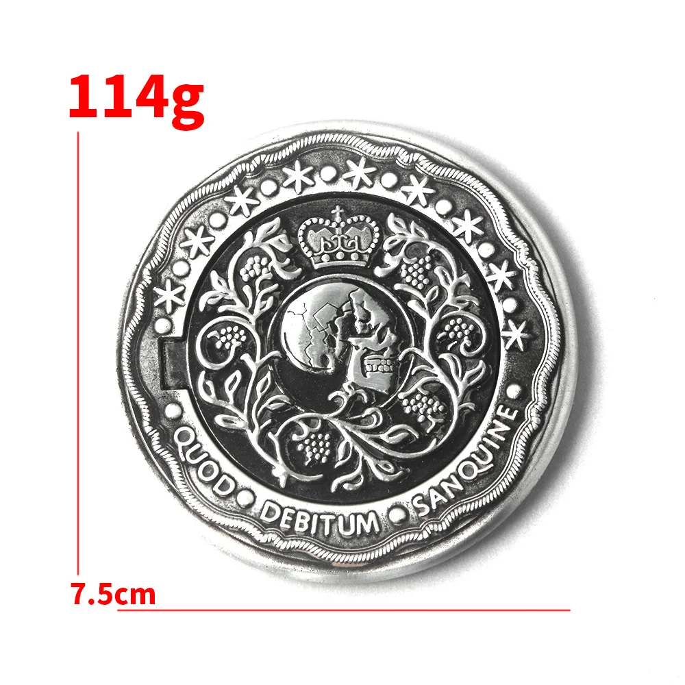 Can Open John Wick Blood Oath Marker Coin Keychain Adjudicator Coins Luxury Metal Prop Accessories Collection Gift images - 6