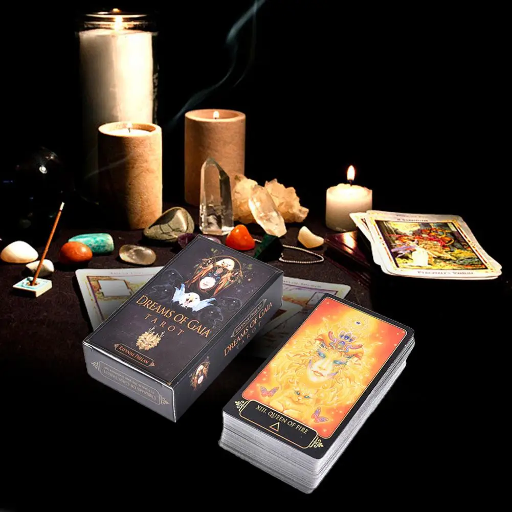 Новые 81 шт мечты о Гайе Таро колода карты игры для семьи вечерние игральные