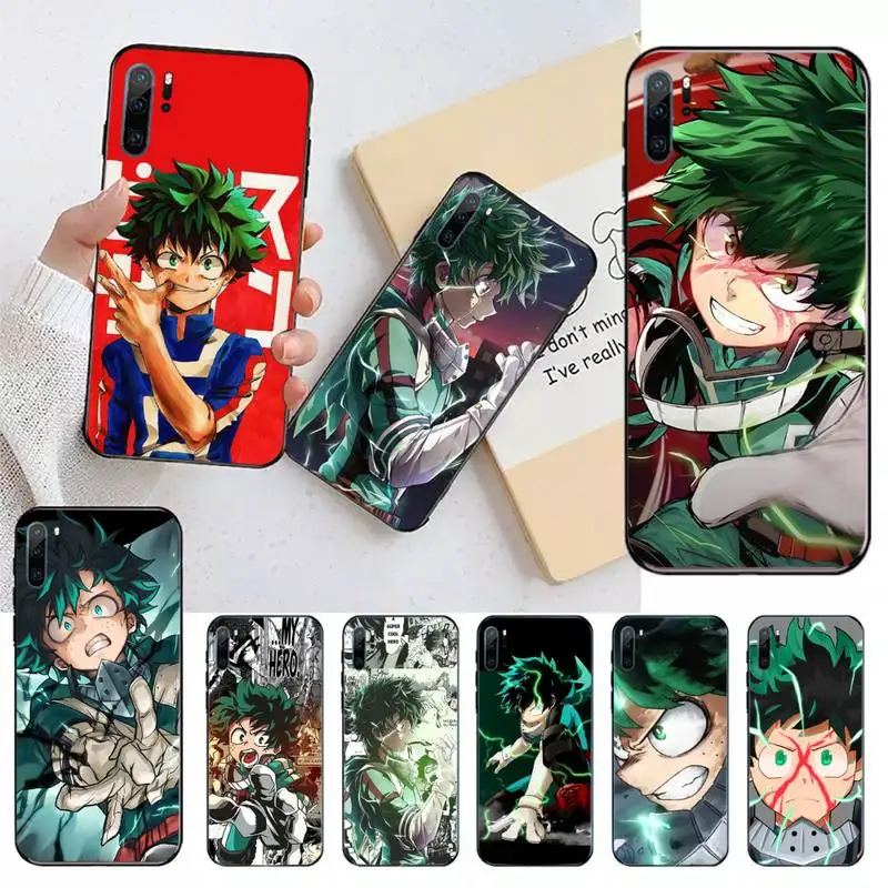 

Deku Izuku Midoriya My Hero Academia Phone Case For Huawei honor Mate P 10 20 30 40 i 9 8 pro x Lite smart 2019 nova 5t coque