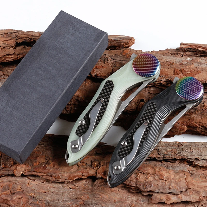 

Creative Folding Knife 9cr18mov Blade G10 Handle Outdoor Tactical HUNTING CAMPING HIKING Rescue Self Defense Adventure Equipment