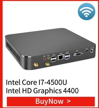 MSECORE I3 4010U безвентиляторный мини ПК Windows 10 Настольный компьютер промышленный linux неттоп barebone 6COM 2* Gigabyte LAN HTPC WiFi