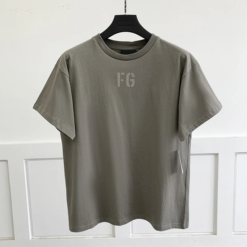 SS22 модный бренд 100% хлопок сезон 7 главная линия FG надпись флокировка Хай-стрит