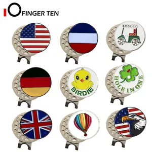 Прочный набор магнитных маркеров для гольфа, зажимы для шляпы, прочные съемные маркеры, аксессуары для мужчин, женщин, детей, Прямая поставка
