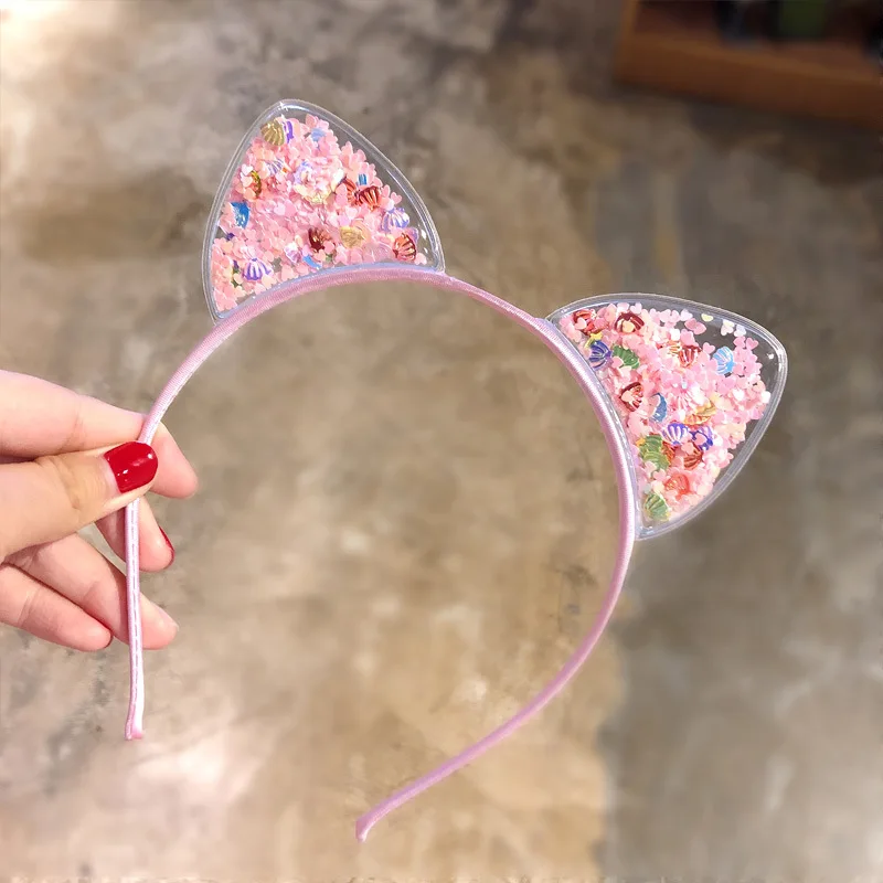 

Fashion Children Princess Girls Headband Scrunchie Gift Baby Kids Cute 1PC Cat Ears Hair Accessories Korean Hairbands