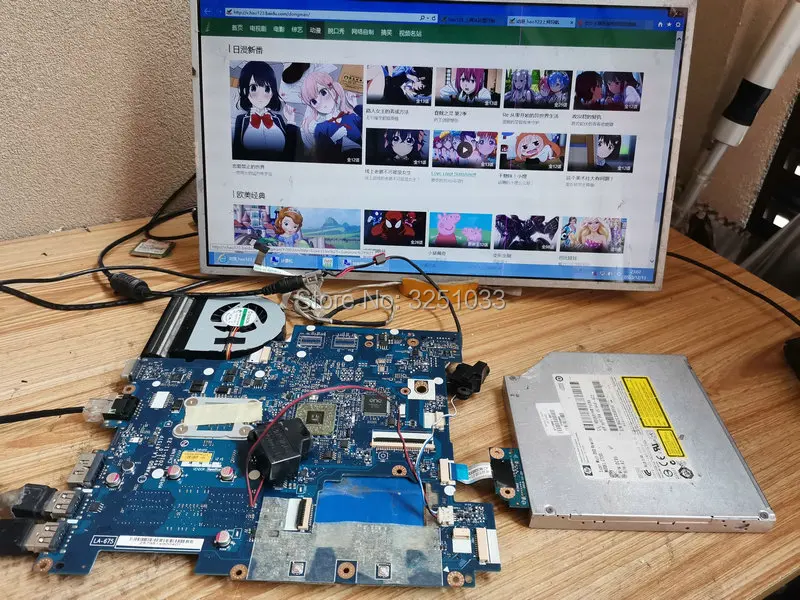 Материнская плата для Lenovo G575 Notebook PAWGD материнская ноутбука G575GX DDR3 полностью
