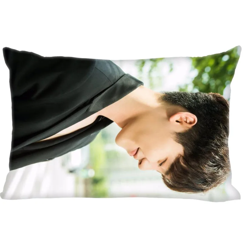 

Hot Sale Custom Lee Jong Suk Actor Slips Rectangle Pillow Covers Bedding Comfortable Cushion/High Quality Pillow Cases 45x35cm