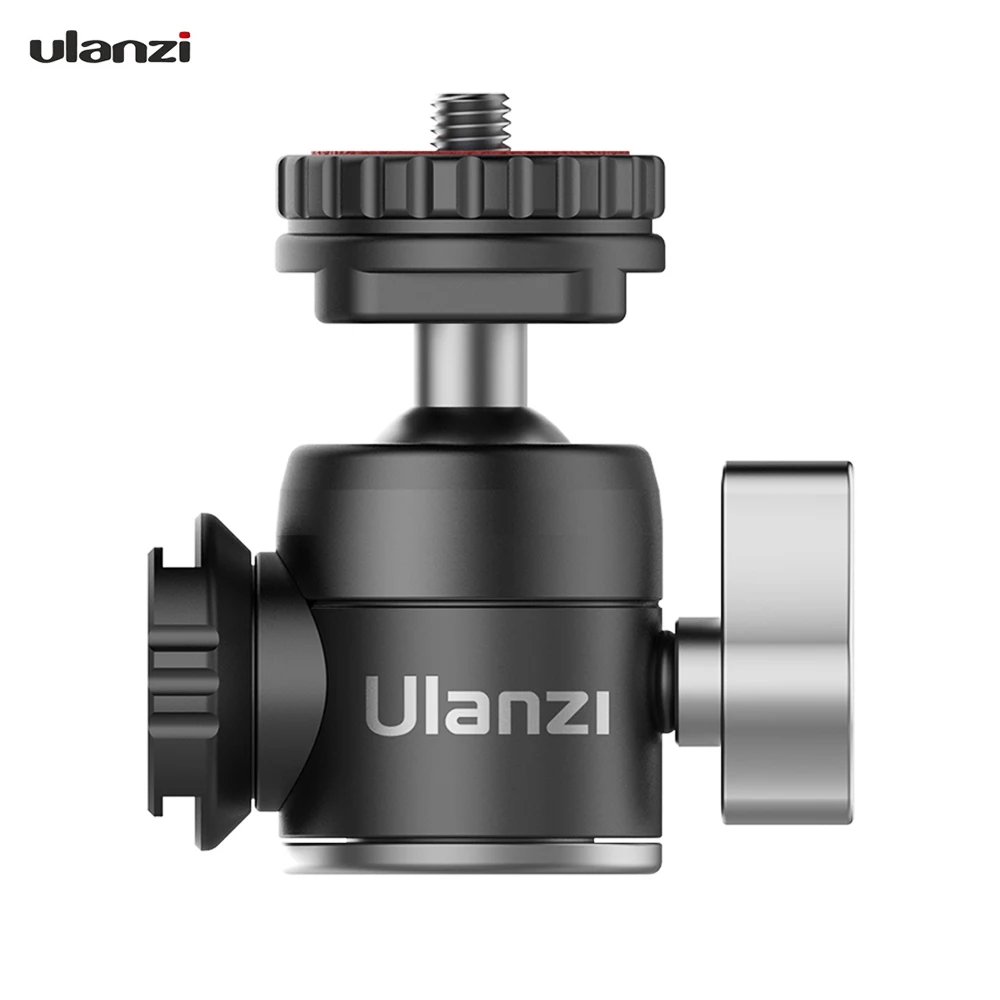 

Ulanzi U-60 Arca Swiss Side Cold Shoe Ball Head Arca Swiss Quick Release Plate 1/4 Inch Screw for DSLR ILDC Camera