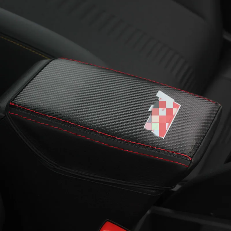 

Центральный подлокотник из искусственной кожи, защитный декоративный рукав для VW Volkswagen Polo 2019-2021, аксессуары для интерьера автомобиля