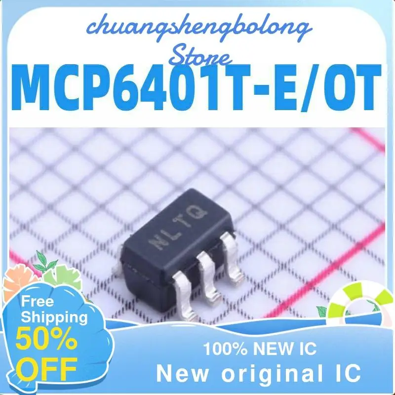 

10-200PCS MCP6401T-E/OT MCP6401T New original IC