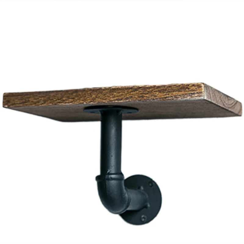 Промышленная декоративная настенная полка плавающая подвесная для хранения